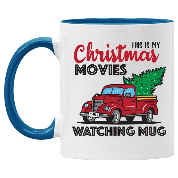 This Is My Christmas Movies X-mas Waching Mug Ceramic Coffee Mug Funny Gifts