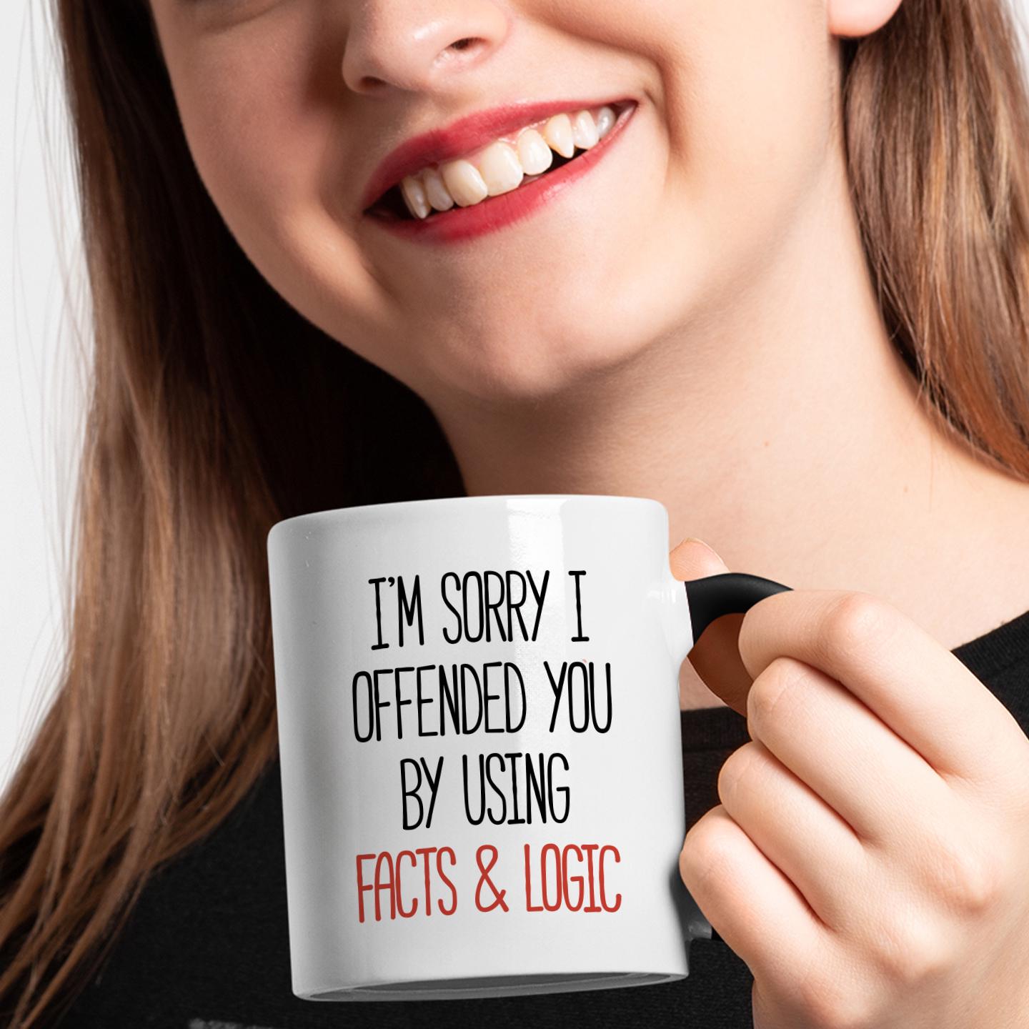 Funny Facts & Logic Coffee Mug - Sarcastic Humor Gift - Etsy