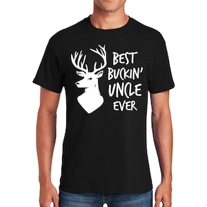 Best Bucking Uncle T-Shirt | Funny Cool Graphic Tee Idea | for Men Women