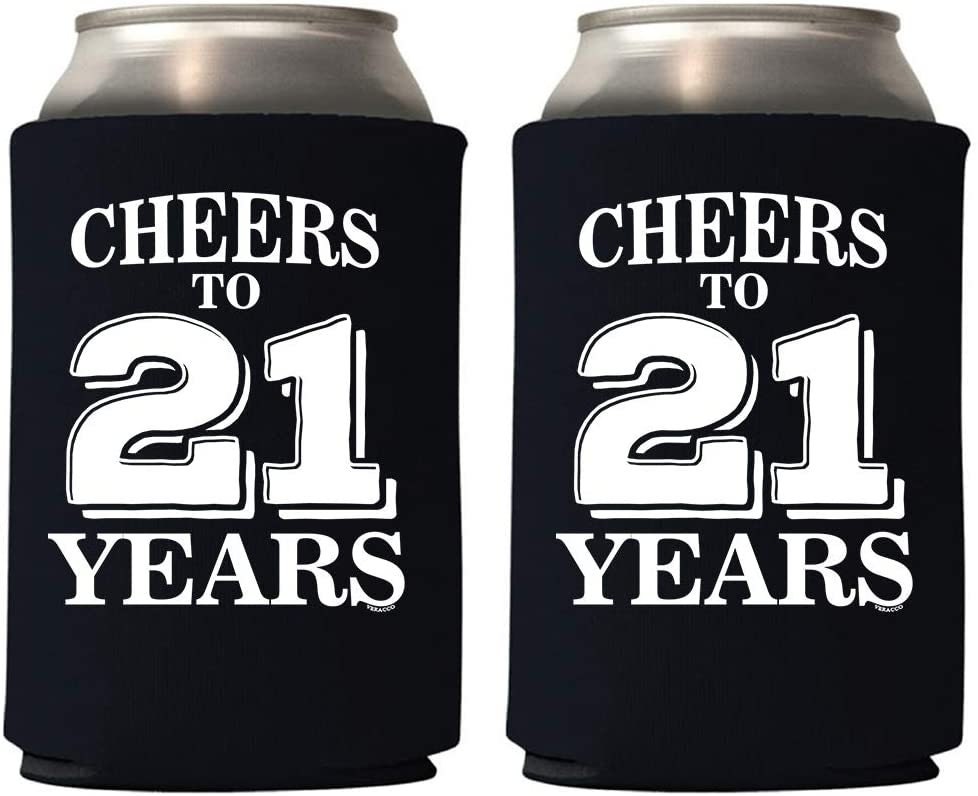 21st Birthday Party Favors Personalized Can Coolers Legal AF Custom Party  Favors Bad & Boozy Party Decorations Beer Coolers Party Gifts 