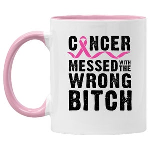 Taza de café para supervivientes de cáncer: regalo divertido para concienciar sobre el cáncer
