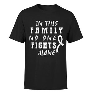 Breast Cancer Awareness T-Shirt: Family Support Cotton Tee