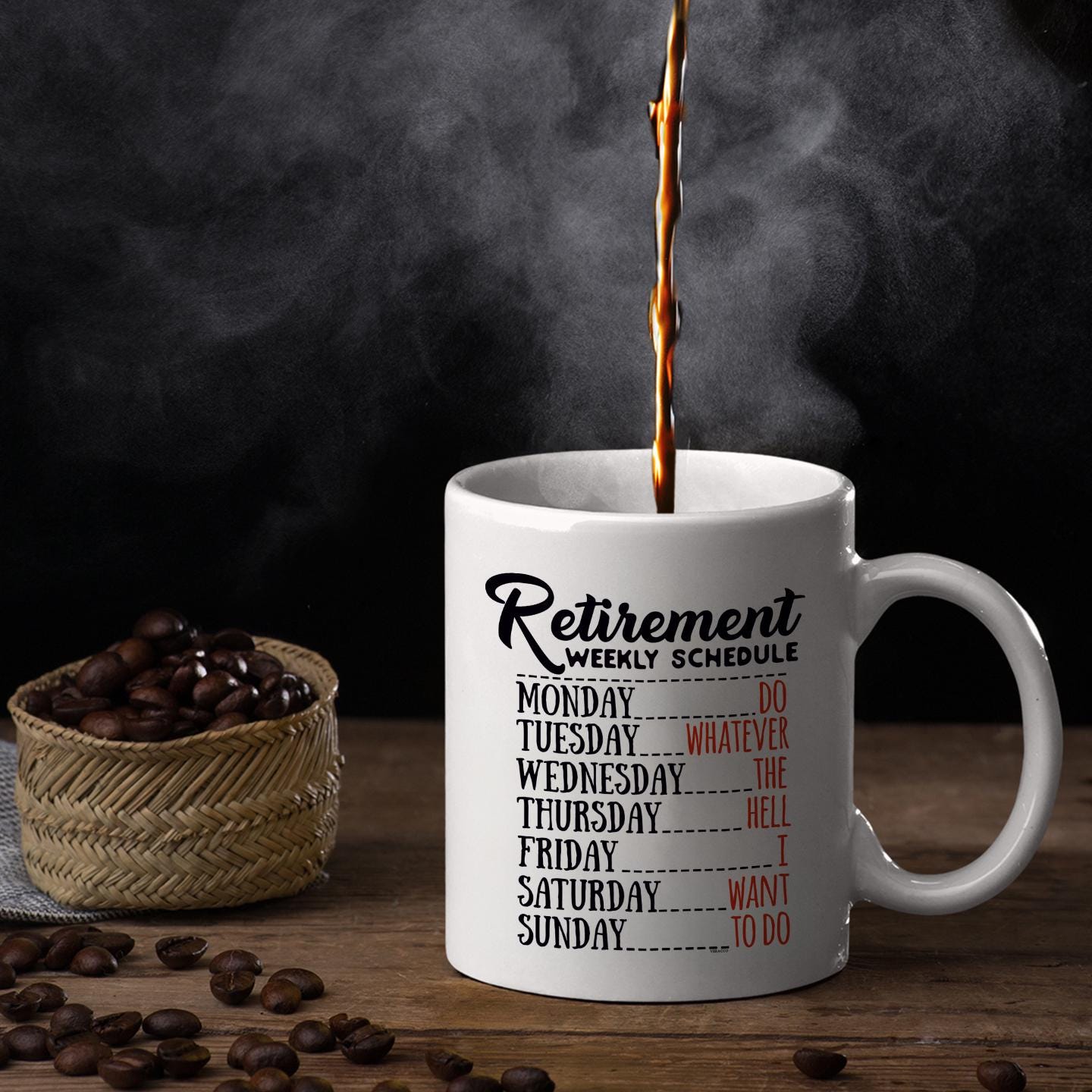 Pagma Tazza Per Pensionato 'Io Mut Gar NIX' - 330 Ml Ceramica - Lavabile In Lavastoviglie - Regalo Uomo/Donna - 4