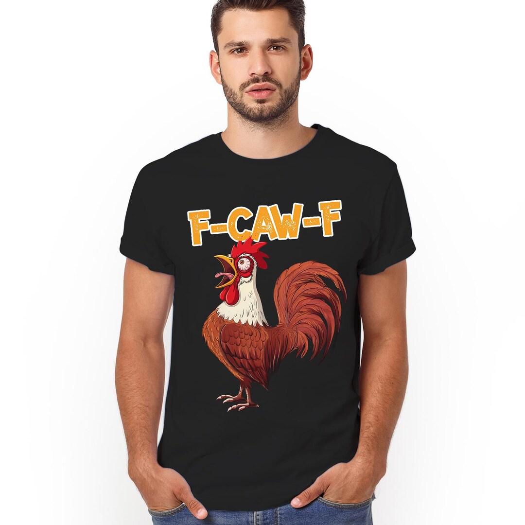 F-Caw-F Pollo Divertente Fcawf F Caw F T-shirt Da Uomo Con Stampa Posteriore Xn47iufp7alw F-Caw-F Pollo Divertente Fcawf F Caw F T-shirt Da Uomo Con Stampa Posteriore Xn47iufp7alw