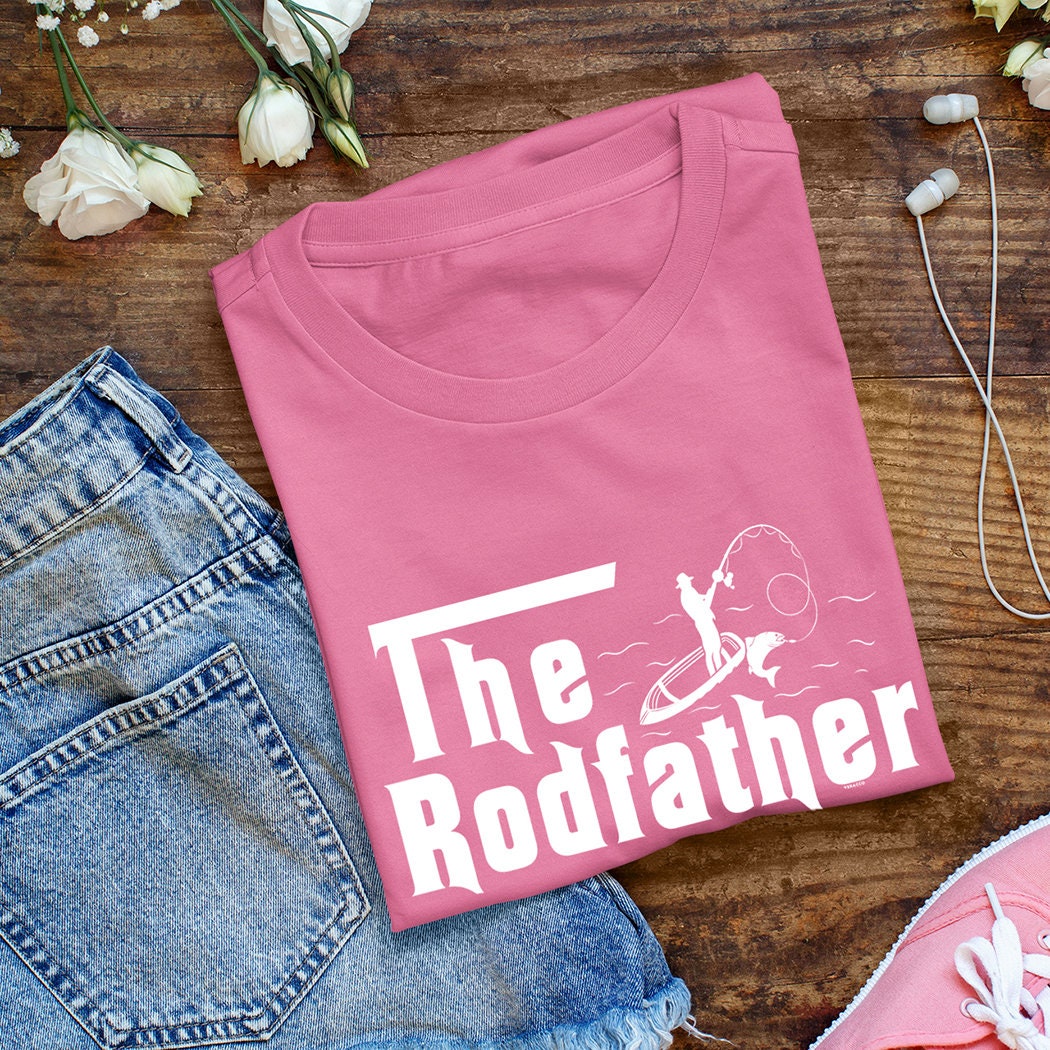 Maglietta Uomo The Rodfather - Pescatori - Idea Regalo Divertente - Nero Taglia L