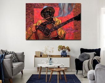Jazz Music canvas wall art Painting on canvas Abstract canvas art Abstract wall art Artistic painting Jazz wall decor Picasso art style
