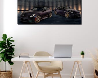 Liberty Walk 400Z Print, Japanese Sportscar Poster, Art, Car Art
