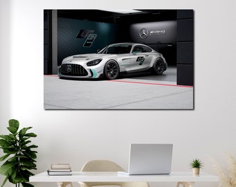 Mercedes AMG GT2 art prints - Mercedes AMG wall decor, Supercar wall art, AMG wall art, Gift for him, Mercedes poster, Big wall decor