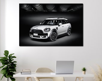 Mini Cooper Canvas Art: Baker Street Edition, Car Wall Decor
