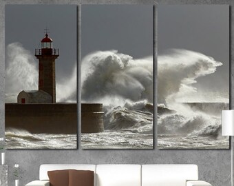 Lighthouse wall art | Etsy