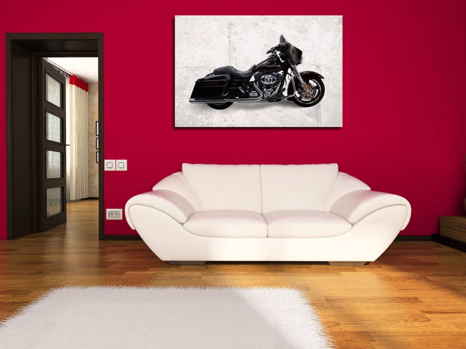 Harley Davidson Wall Art Harley Davidson Wall Decor Harley Etsy