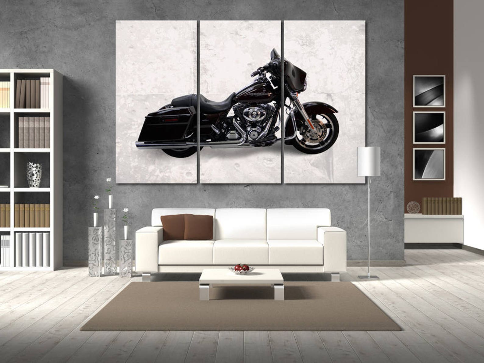 Harley Davidson Wall Art Harley Davidson Wall Decor Harley Etsy