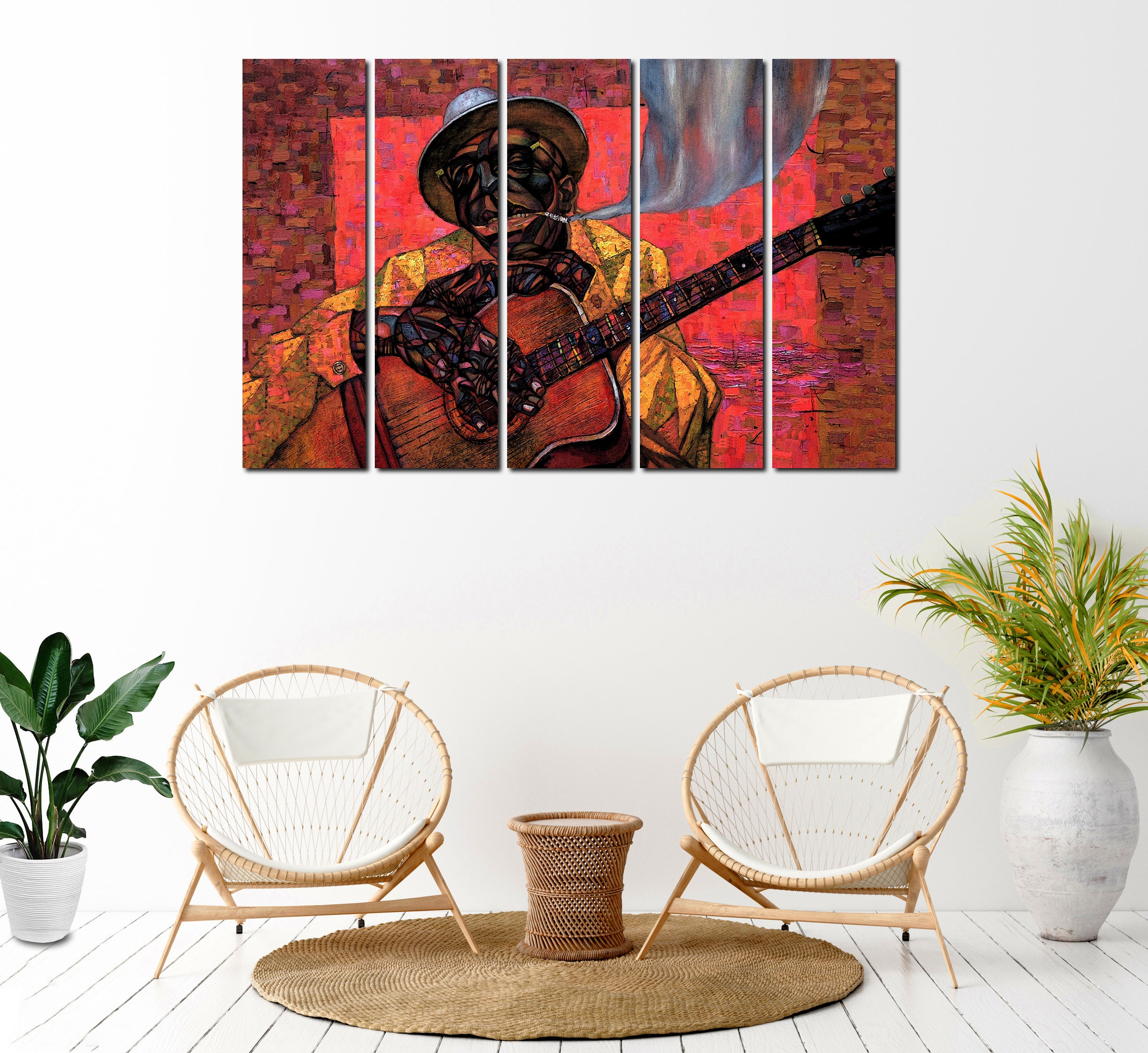 Jazz Music canvas wall art Painting on canvas Abstract canvas Etsy