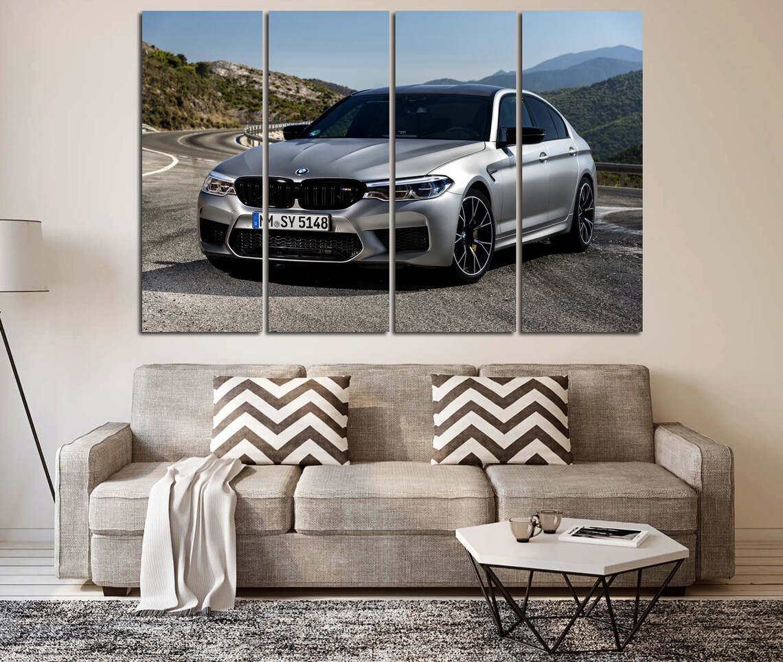 BMW Wall Art. BMW 5 Series Canvas Set for Wall Decoration. BMW Etsy