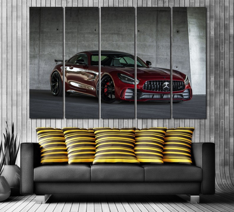Mercedes AMG GT Mercedes Canvas AMG Wall Decor amg Wall Art Sport Car Print Mercedes Poster Mercedes Wall Decor Mercedes Wall Decor Top Gear