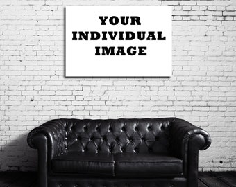Custom Photo on 1 Panel Canvas - Custom Image Art Prints - Personalized Canvas Print -