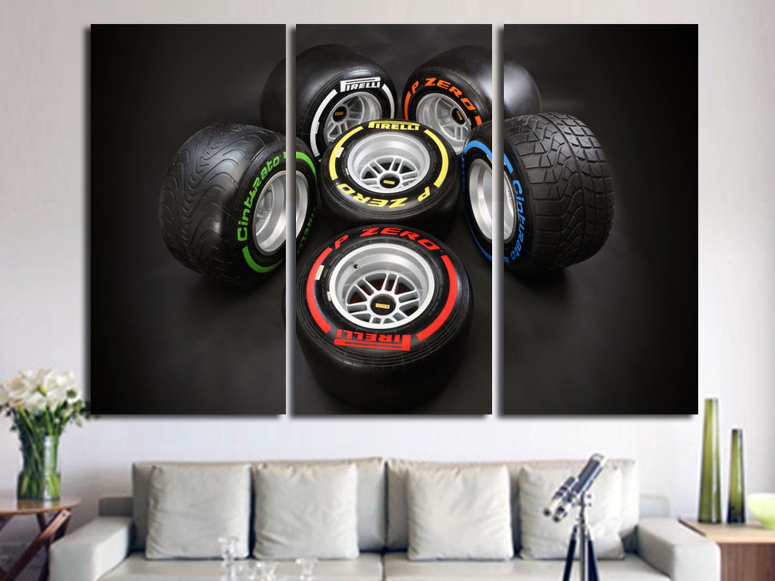 Tyres Wall Art F1 Wall Art F1 Wall Decor F1 Poster F1 Canvas Etsy