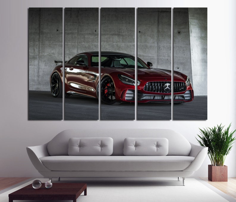 Mercedes AMG GT Mercedes Canvas AMG Wall Decor amg Wall Art Sport Car Print Mercedes Poster Mercedes Wall Decor Mercedes Wall Decor Top Gear