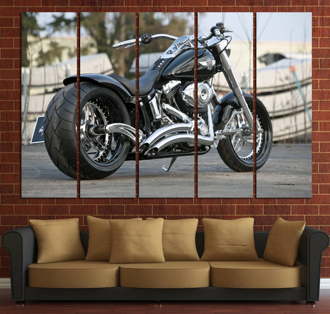 vintage harley davidson decor