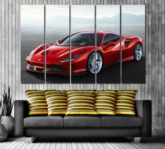 Ferrari F8 Tributo Ferrari Poster Ferrari Canvas Ferrari Print Ferrari Art Ferrari Wall Art Ferrari Wall Decor Top Gear Tributo F8 Ferrari