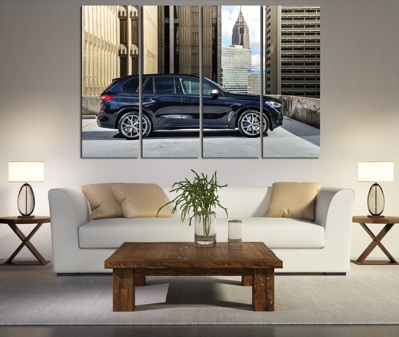 M-power poster. BMW X5 canvas set for wall decoration Car wall decor BMW wall art BMW poster