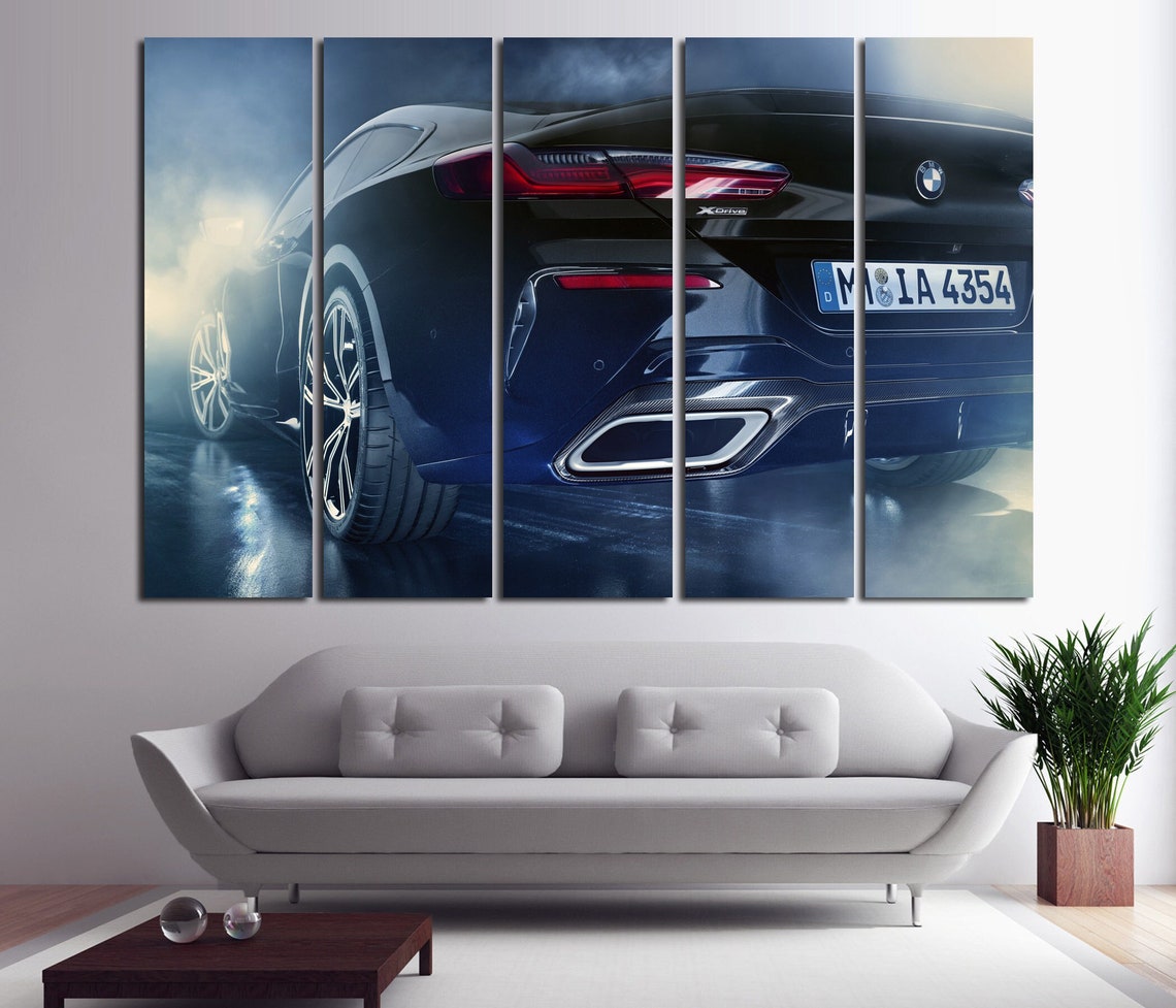 BMW Wall Art. BMW 8 Series Canvas Set for Wall Decoration. BMW Etsy