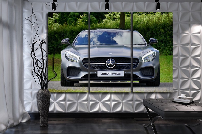 Mercedes GT Mercedes Canvas AMG Wall Decor AMG Wall Art Etsy