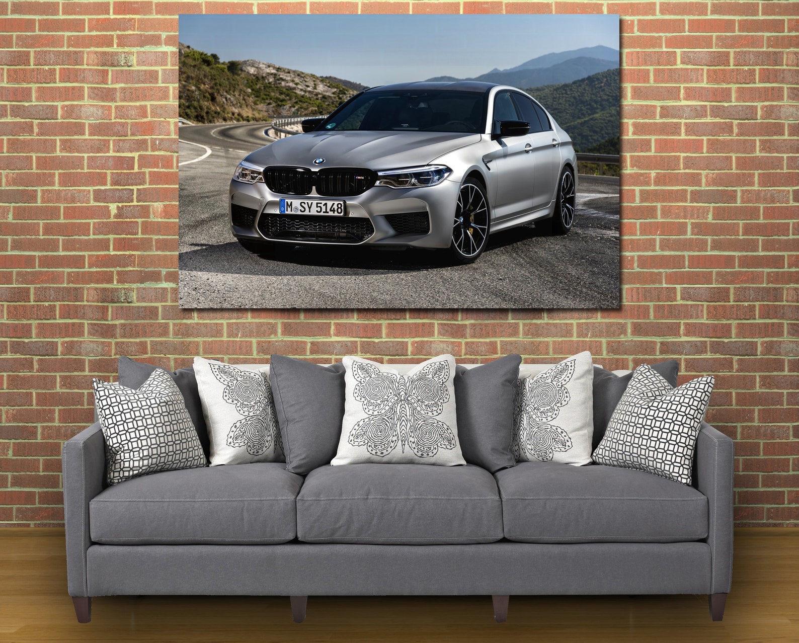 BMW Wall Art. BMW 5 Series Canvas Set for Wall Decoration. BMW Etsy