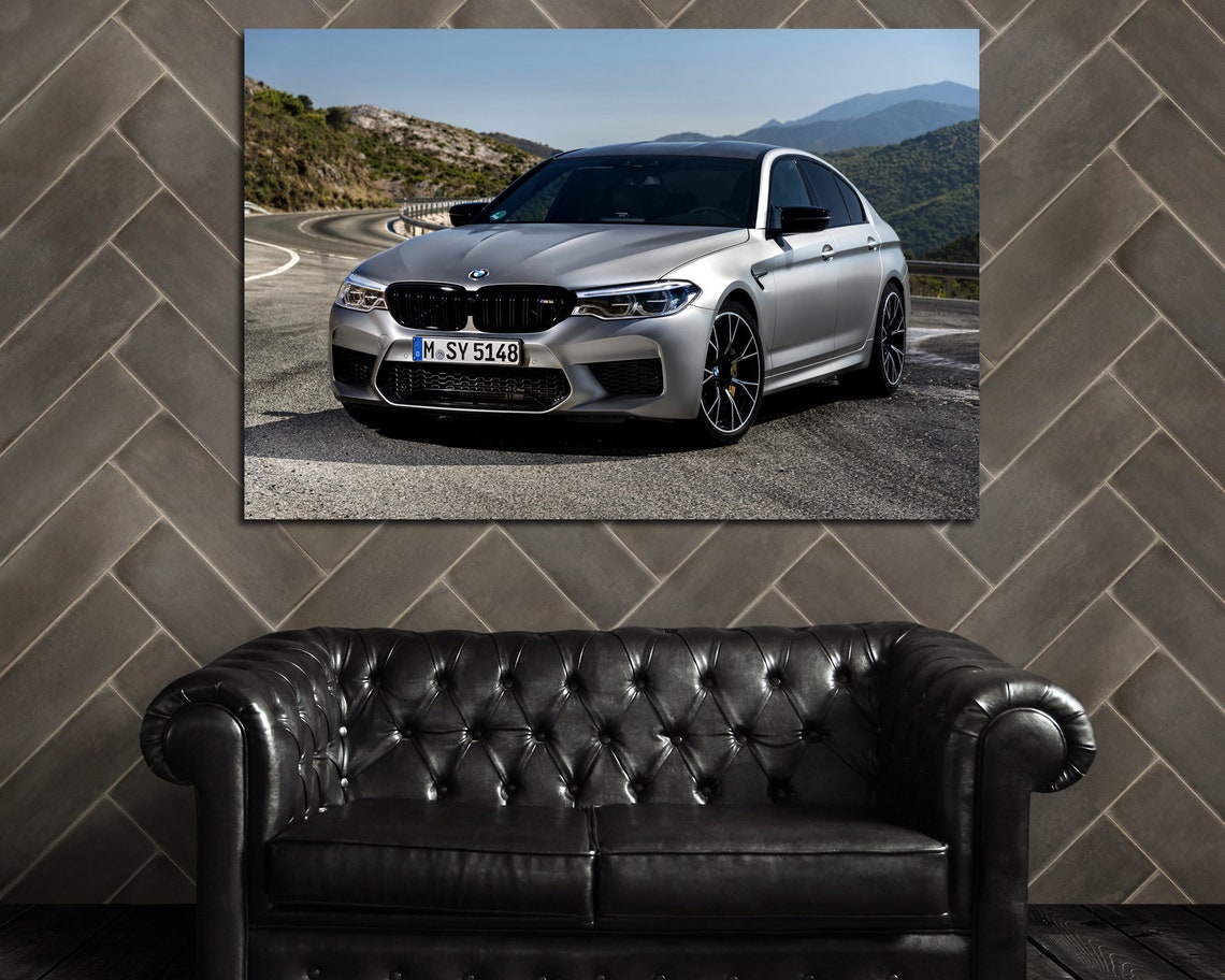BMW Wall Art. BMW 5 Series Canvas Set for Wall Decoration. BMW Etsy