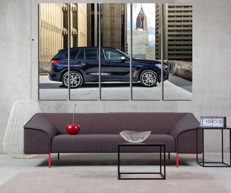 M-power poster. BMW X5 canvas set for wall decoration Car wall decor BMW wall art BMW poster