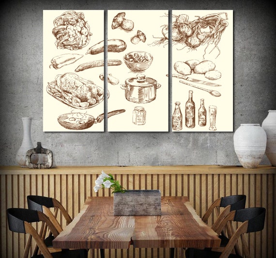 Restaurant Wall Art Kitchen Wall Decor Restaurant Decoration Cafe