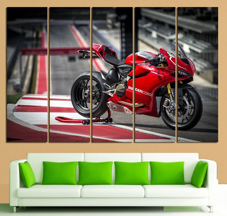Ducati Wall Art Sportbike Poster Office Decor Ducati Wall Etsy