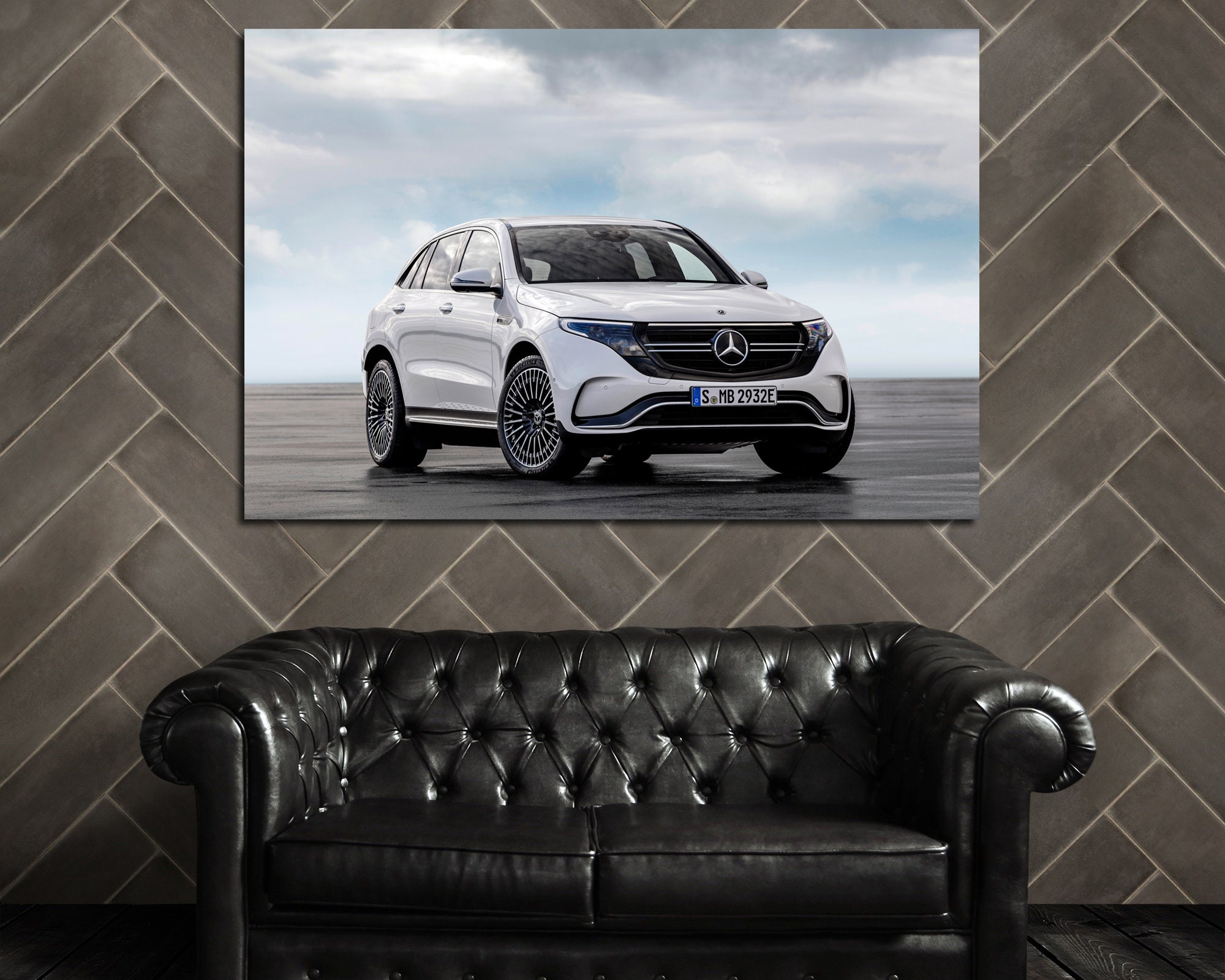 Mercedes EQC Mercedes Canvas AMG Wall Decor amg Wall Art Car Etsy