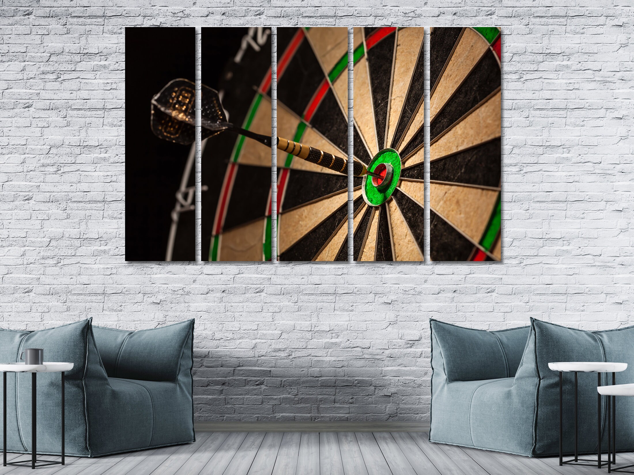 Darts poster on canvas for wall decor darts wall art game Etsy