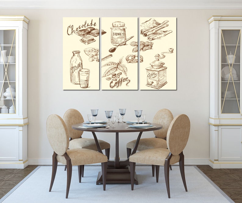 Restaurant Wall Art Kitchen Wall Decor Restaurant Decoration Etsy