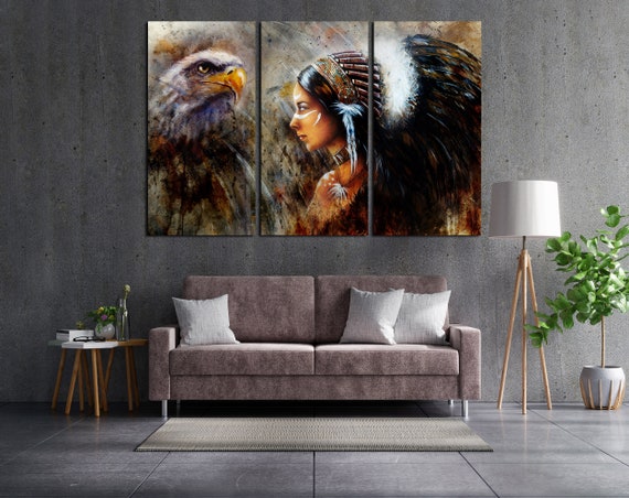 Native American Eagle Art Wallpaper