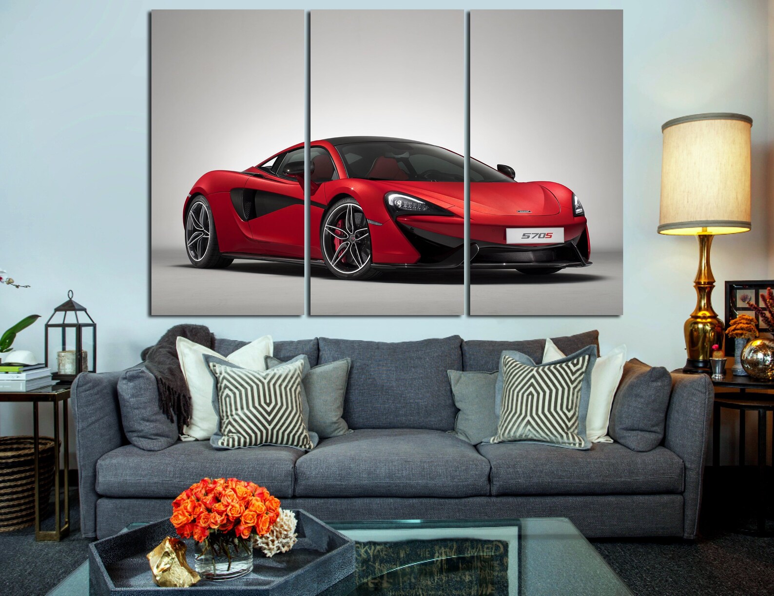 Mclaren Wall Art Mclaren 570s Poster Mclaren Canvas Mclaren | Etsy
