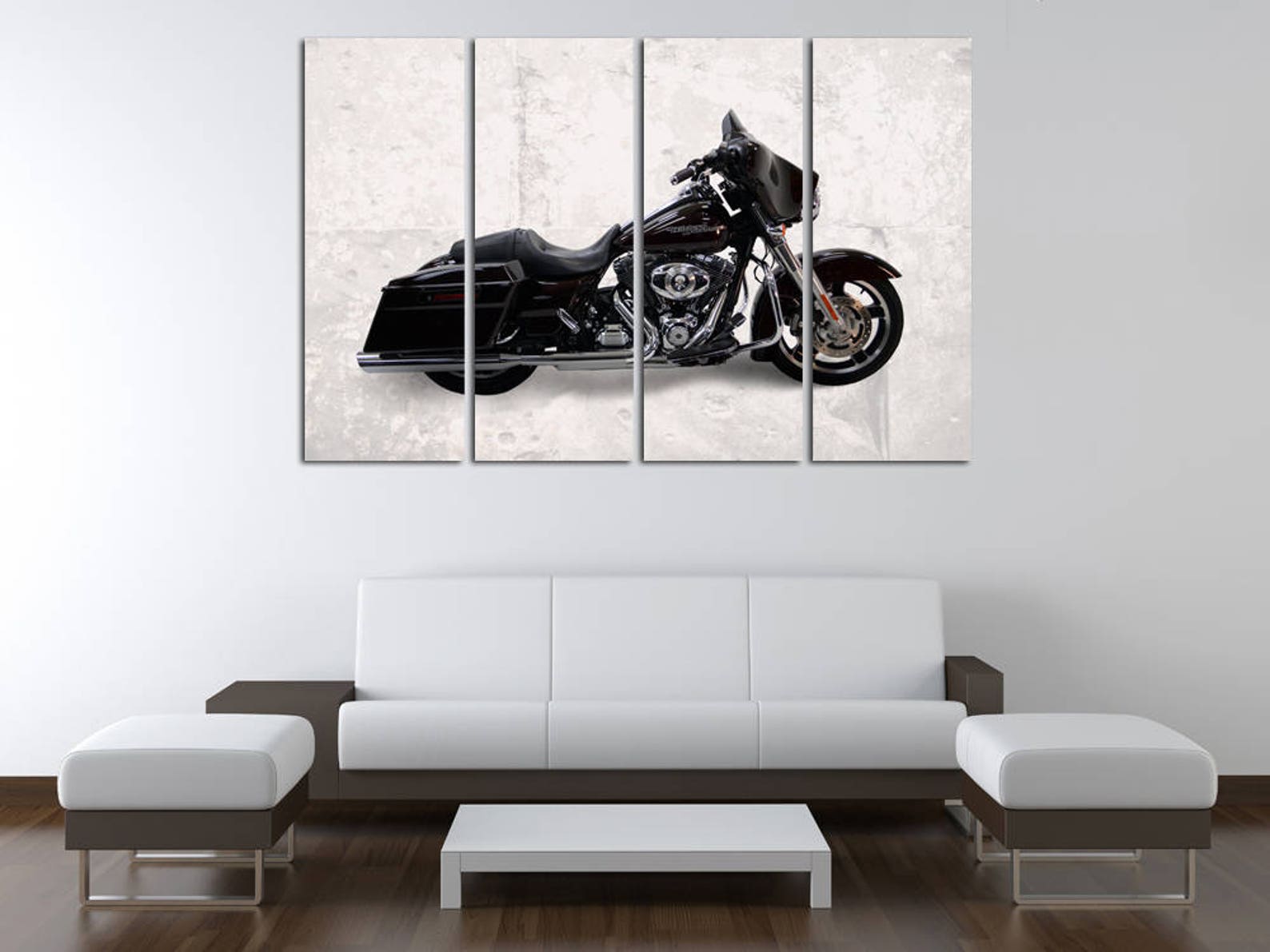 Harley Davidson Wall Art Harley Davidson Wall Decor Harley Etsy