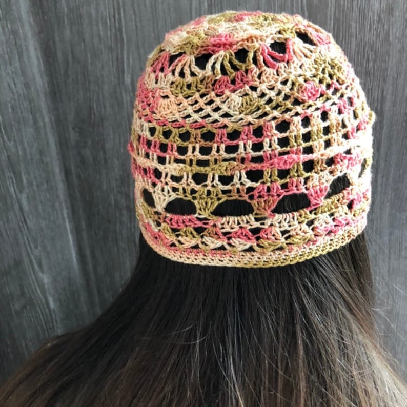 multicolor boho hat for women lace crochet mandala hat Womens hippie crochet hat cotton hat ladies summer hats summer beanie hat