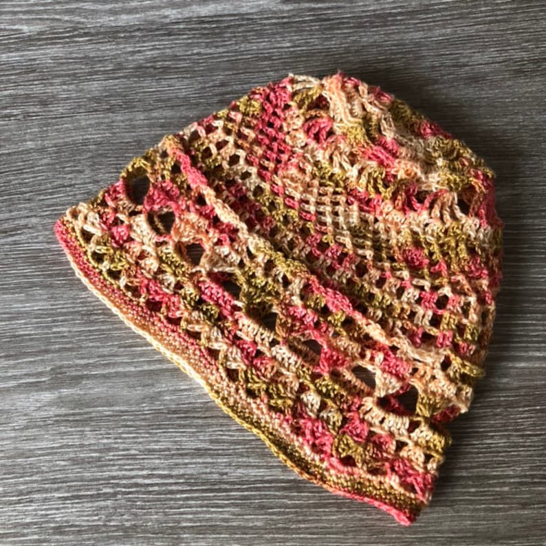 multicolor boho hat for women lace crochet mandala hat Womens hippie crochet hat cotton hat ladies summer hats summer beanie hat