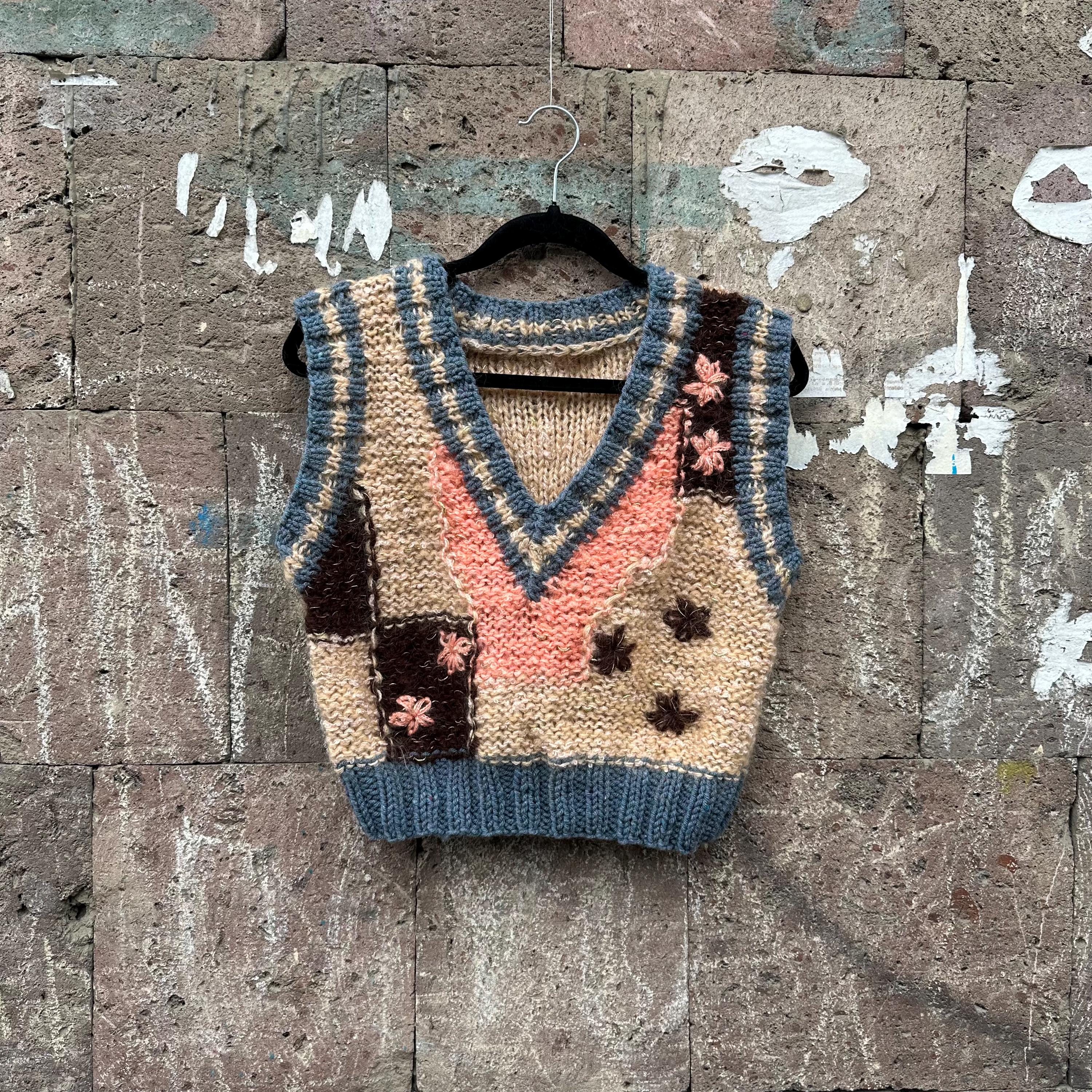 トップス UNDERCOVER 90s Flower Knit Vest Flower Sweater Vest UNDERCOVER 90s Flower Knit Vest Sweater