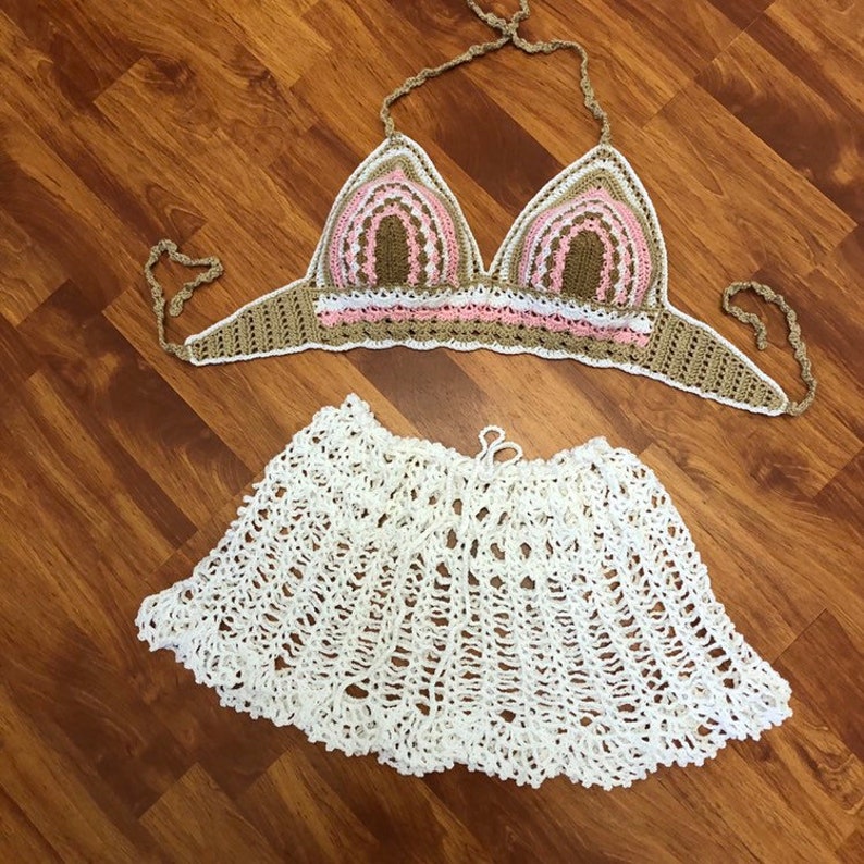 festival crochet skirt