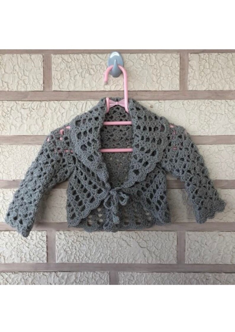 crochet cardigan for baby girl