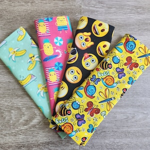 Bright Cloth Napkins for Children, Set of 4 Cotton Napkins