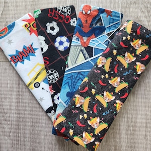 Assorted Cloth Napkins for Children, Set of 4 Cotton Napkins