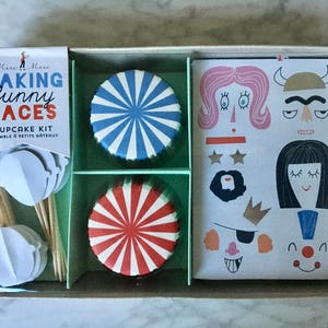 Meri Meri Cupcake Kit (lustige Grimassen)
