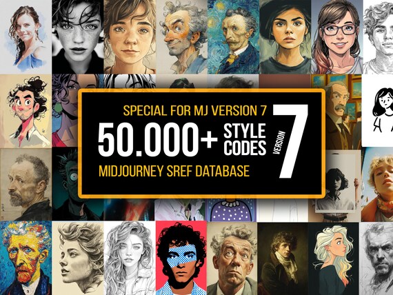 Midjourney V7 Style Database: 50,000+ style sref codes (Interactive Browser Tool)