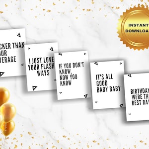 Notorious One Biggie Smalls Party Signs Decorações de festa Download instantâneo