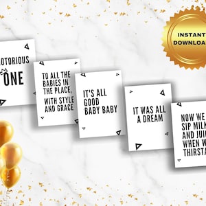 The Big One Notorious BIG Signs Download instantâneo de decorações para festas