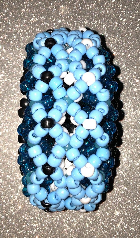 Bambino Blu & Scuro Aqua 3D Epic Kandi Cuff | Etsy Oceanic 3D Epic Kandi Cuff | Etsy